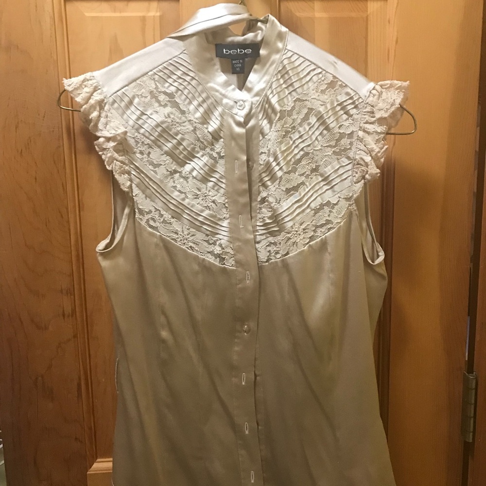 Bebe satin top